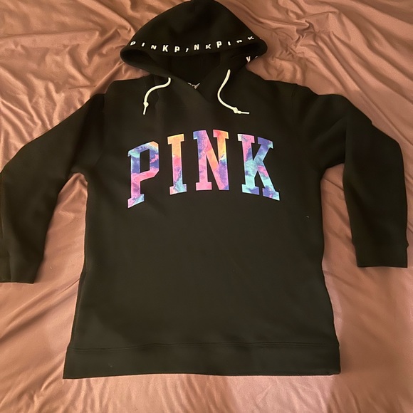 Bs pink logo watercolor hoodie medium - Picture 2 of 2